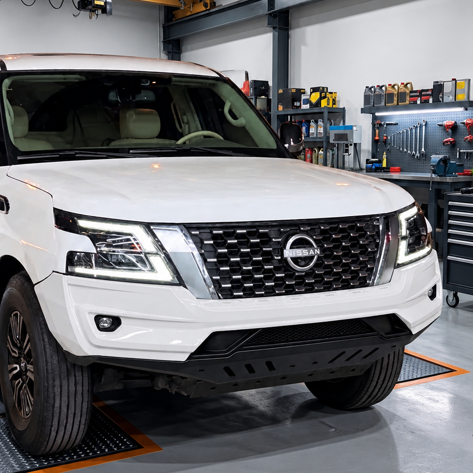 Nissan patrol y62 off-road wakala short front bumper 2020-2024