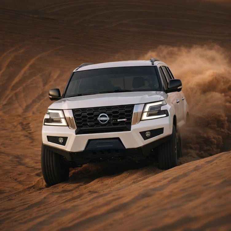 Nissan y62 off-road front bumper model 1