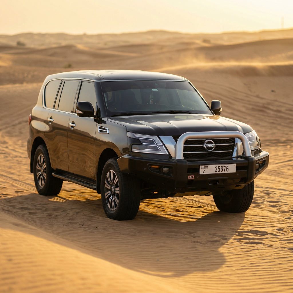Nissan patrol y62 off-road front bumper model-3 2020-2024
