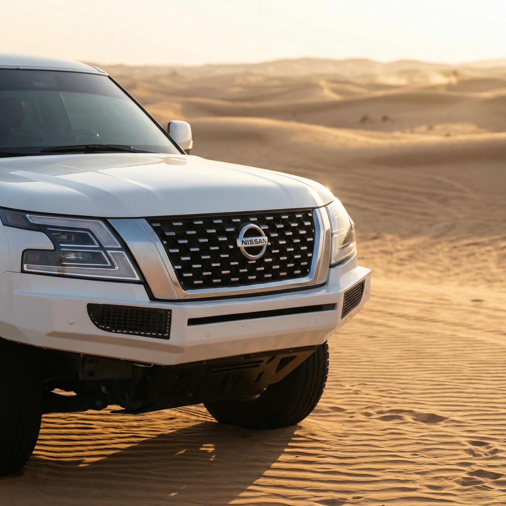 Nissan patrol y62 off-road short front bumper-3