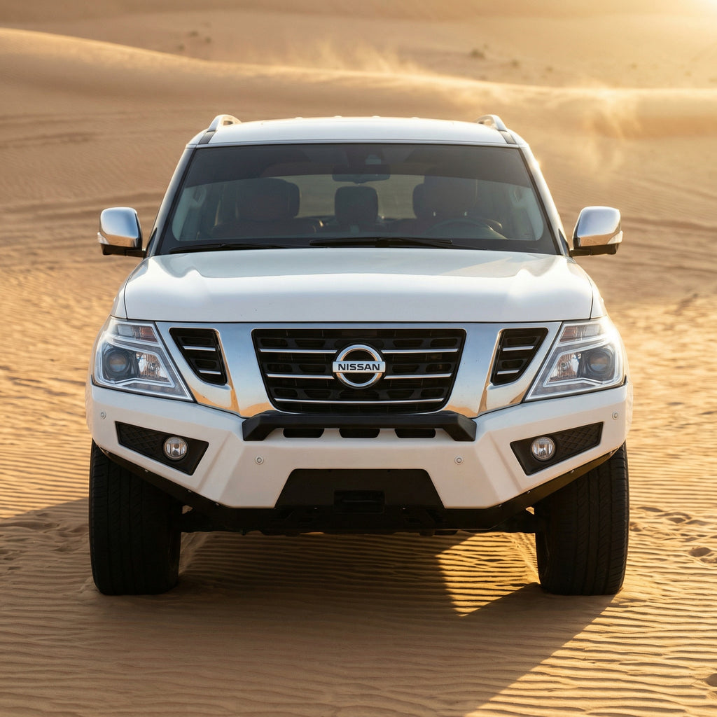 Nissan patrol y62 off-road short front bumper-8