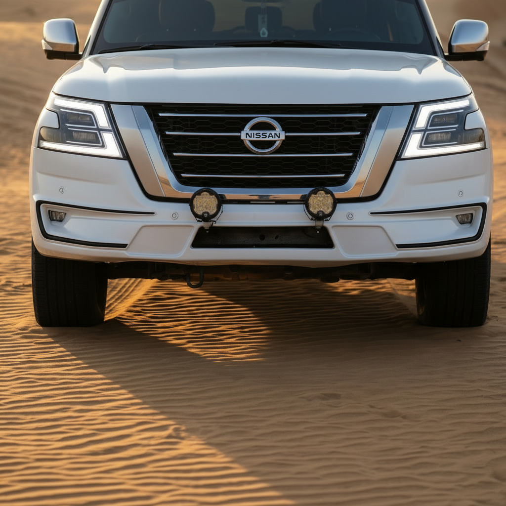 Nissan patrol y62 off-road short front bumper-5 2020-2024