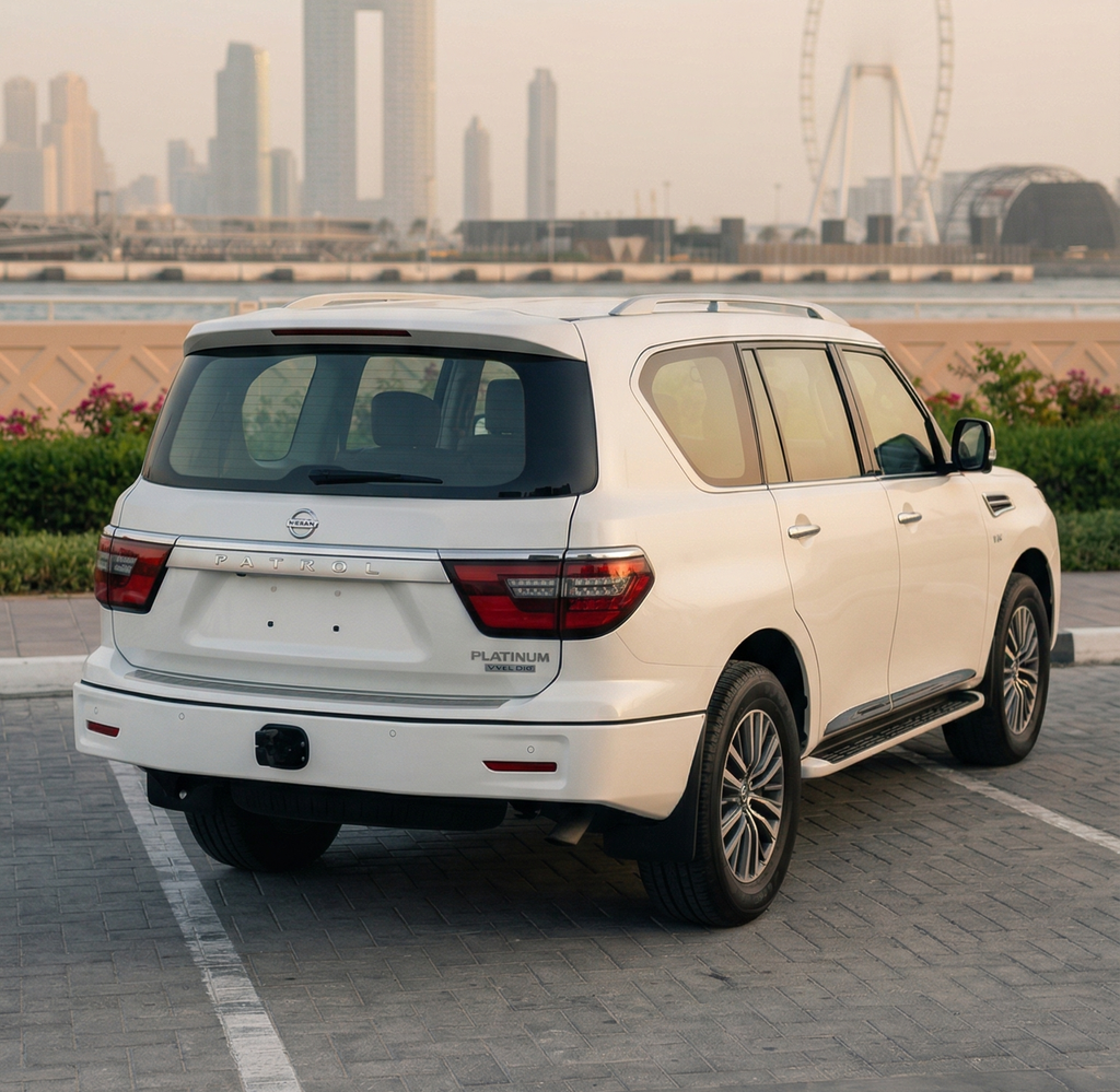 Nissan patrol y62 off-road short rear bumper-2 2020-2024