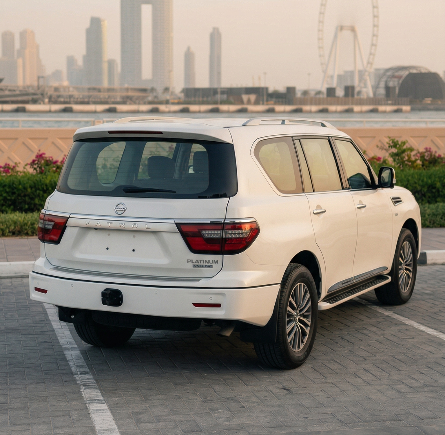 Nissan patrol y62 off-road short rear bumper-2 2020-2024