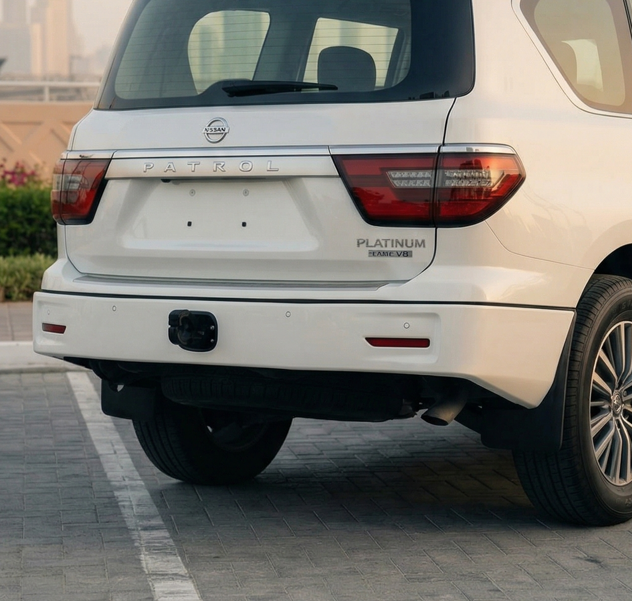 Nissan patrol y62 off-road short rear bumper-2 2020-2024