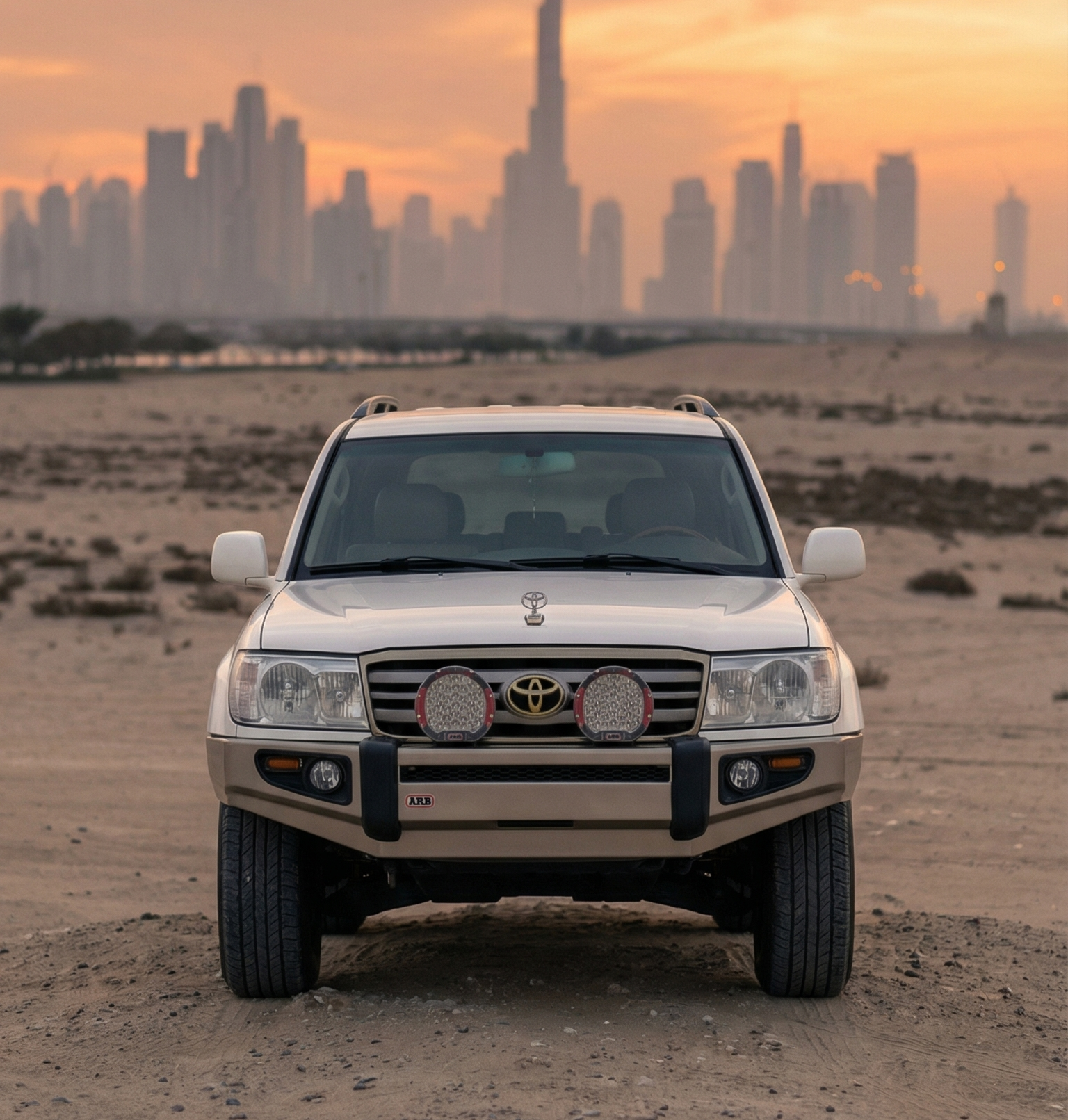 Landcrusier Station front off-road bumper model-4 1998-2007